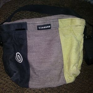 TimBuk2 green black brown tote or shoulder bag